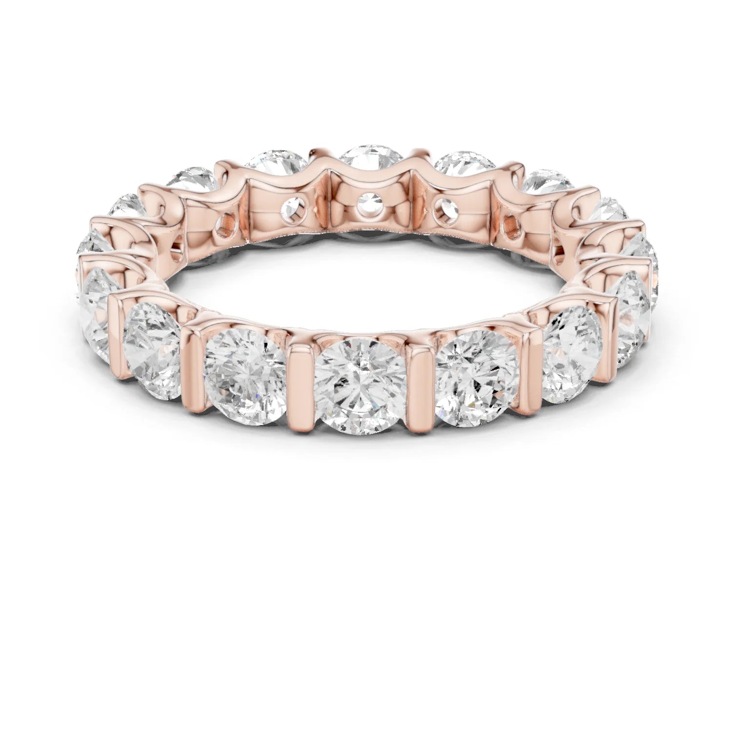 Round Diamond Eternity Band