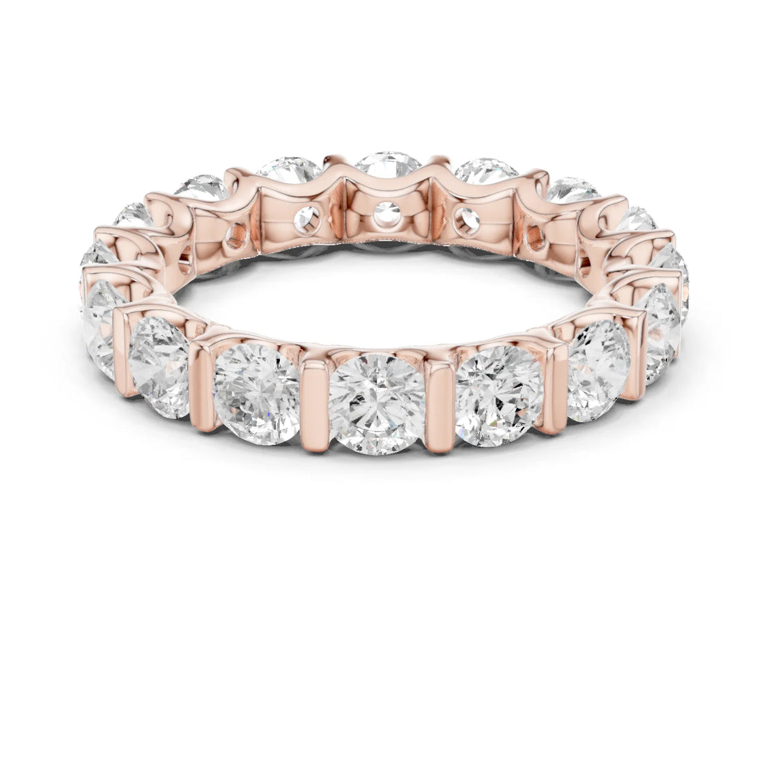 Round Diamond Eternity Band