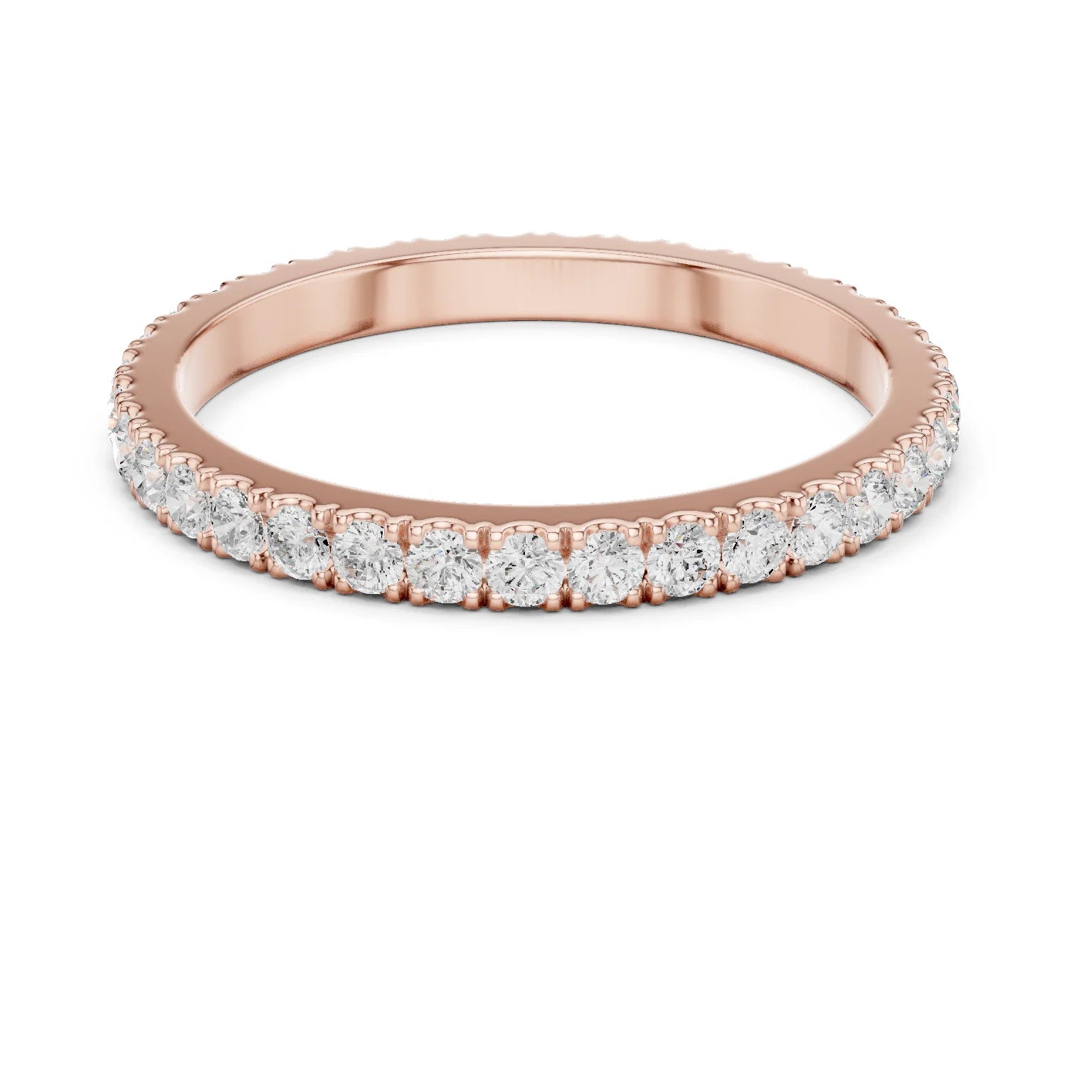 Round Diamond Eternity Band