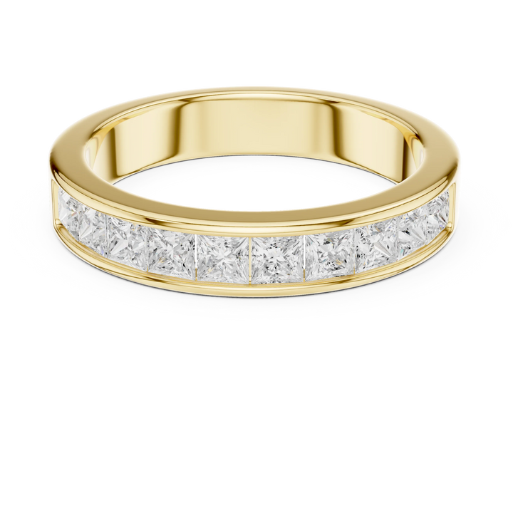 Princess Diamond Half Eternity Band