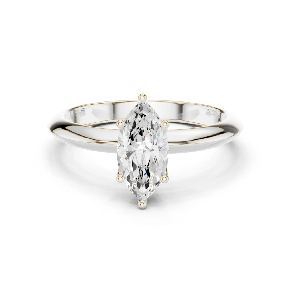 Marquise Cut Diamond Solitaire Engagement Ring