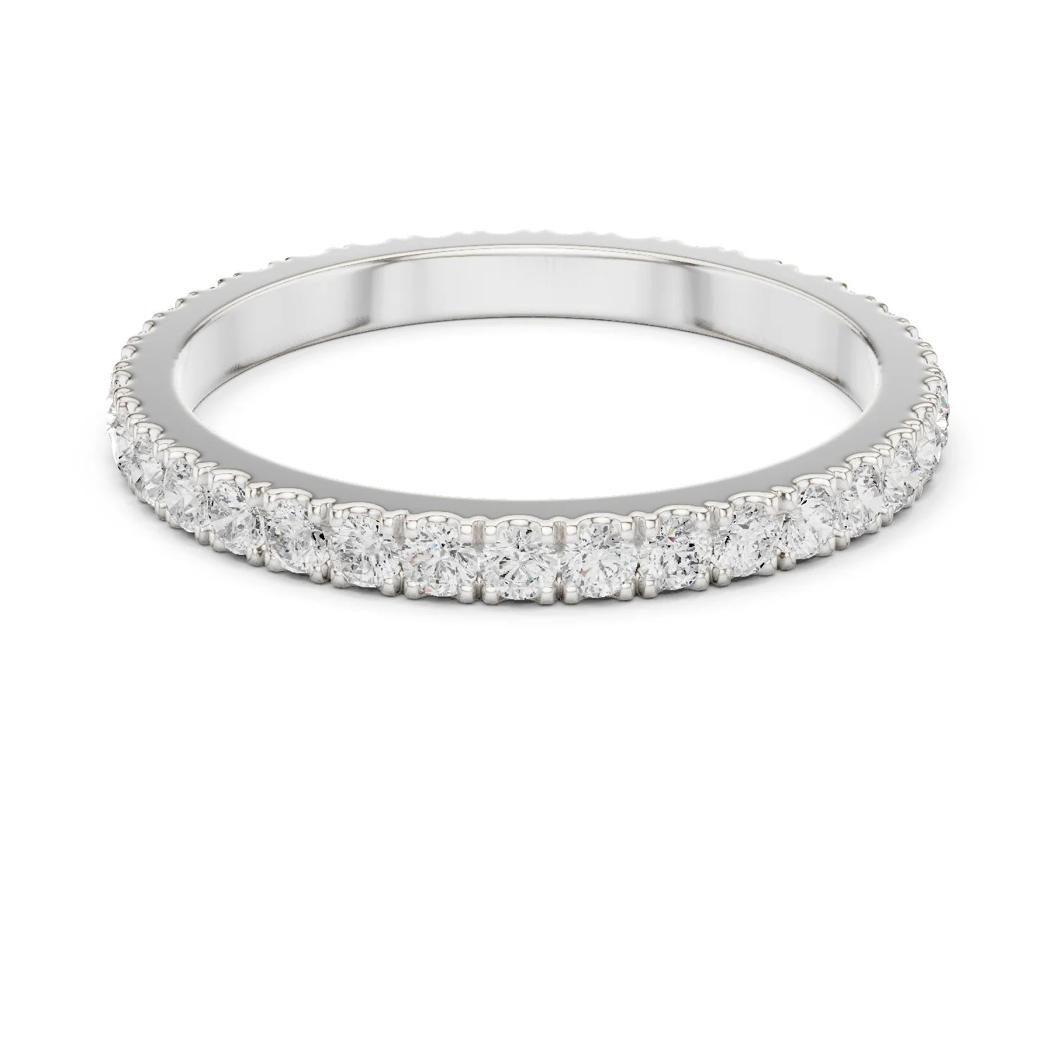 Round Diamond Eternity Band