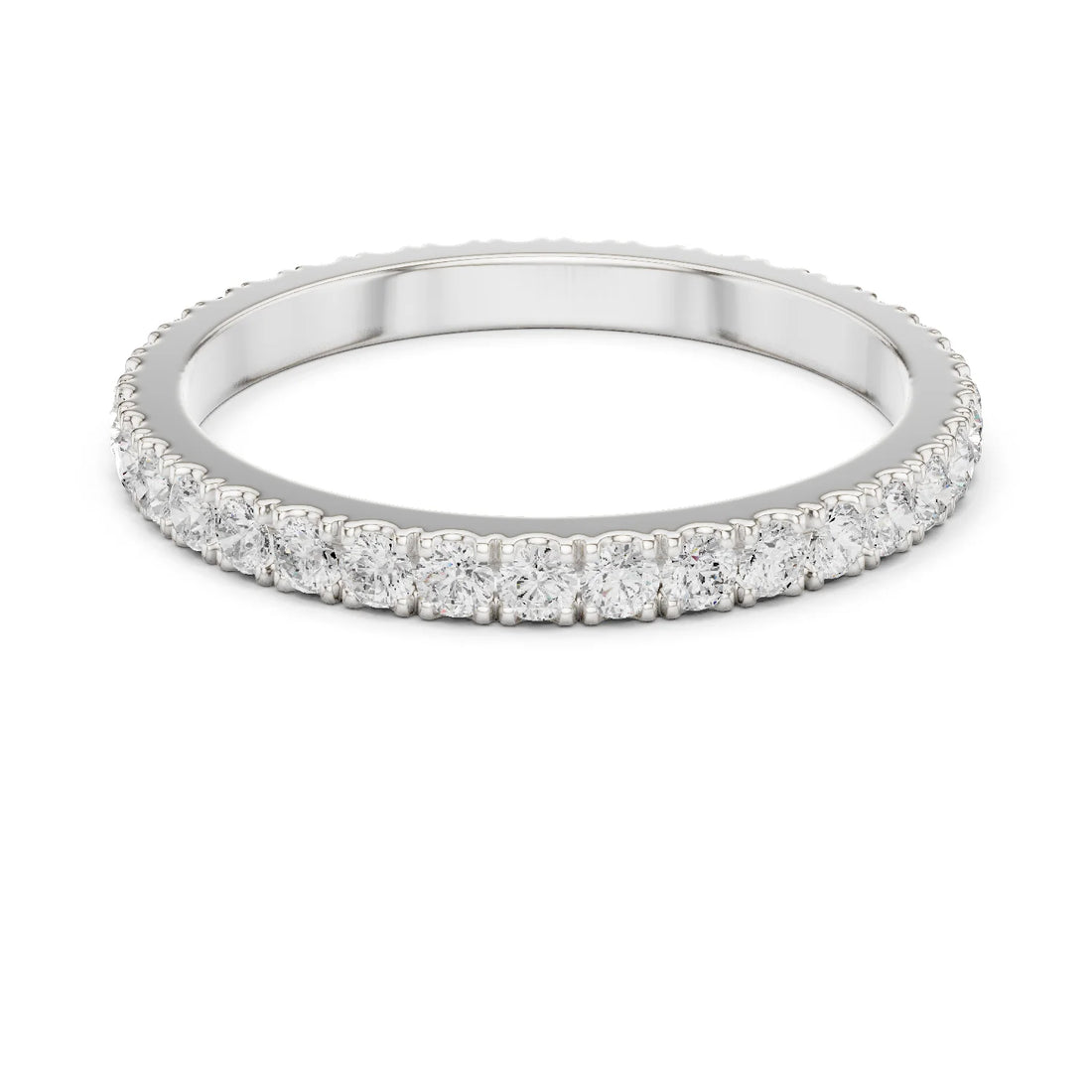 Round Diamond Eternity Band