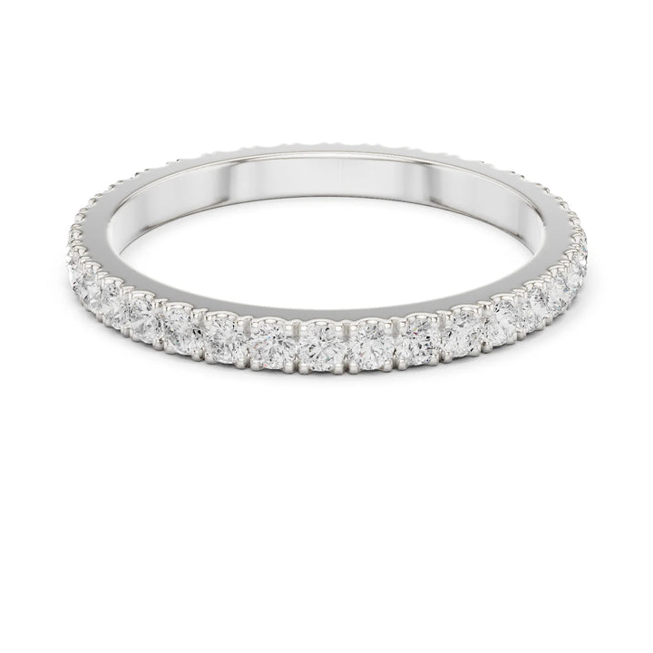 Round Diamond Eternity Band