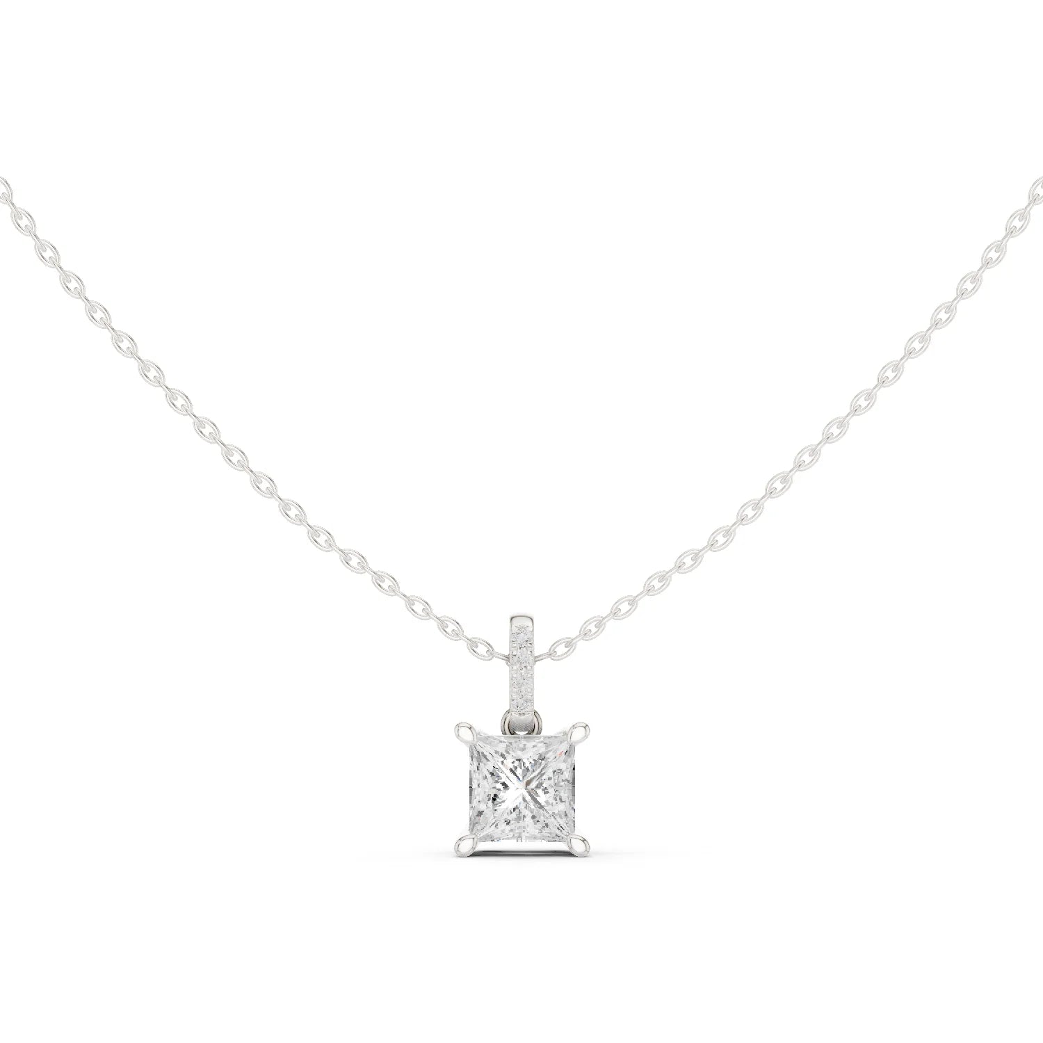 Regalia Princess Solitaire Diamond Pendant