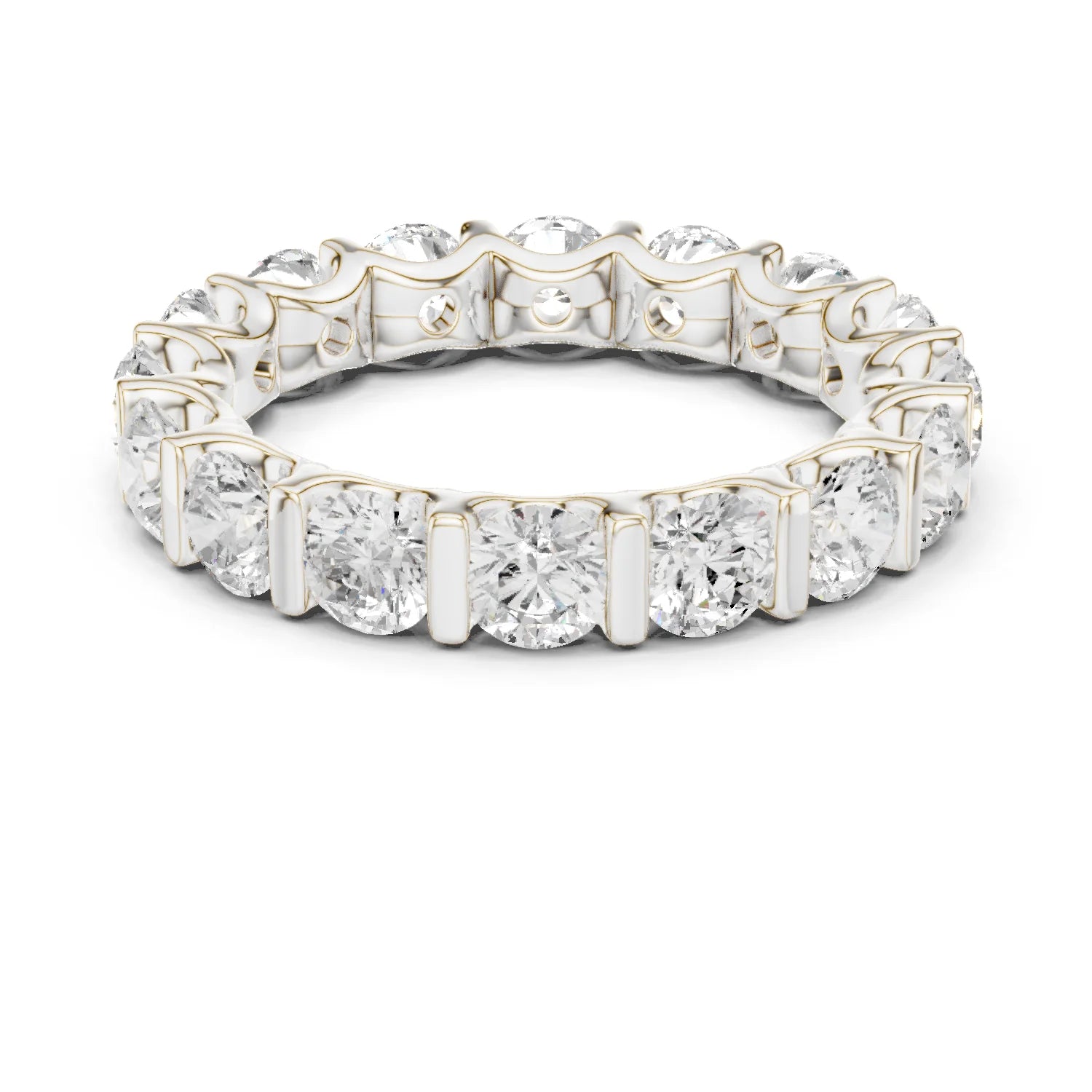 Round Diamond Eternity Band