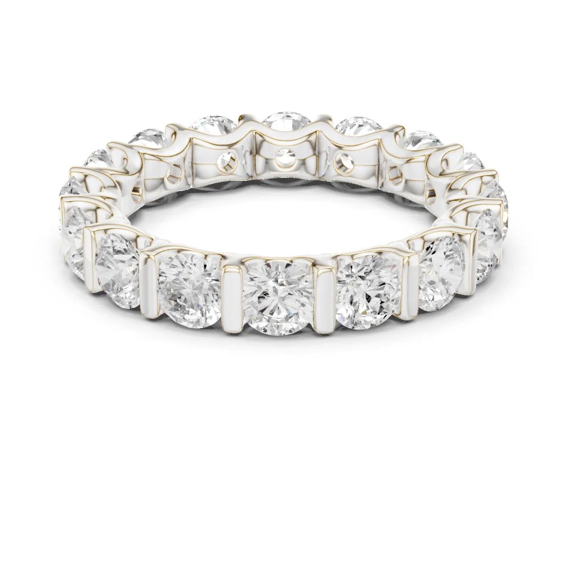 Round Diamond Eternity Band