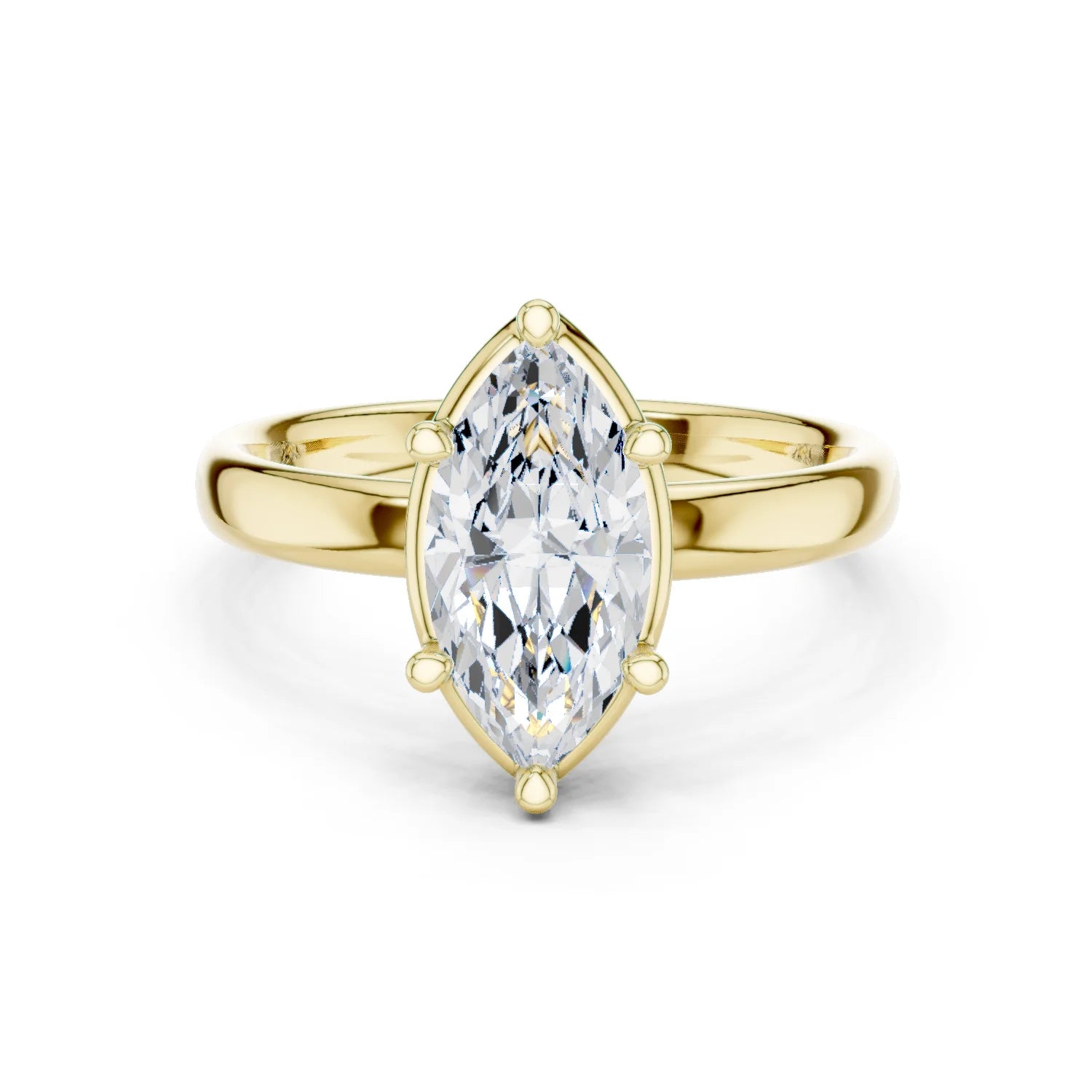 Marquise Diamond Solitaire Engagement Ring