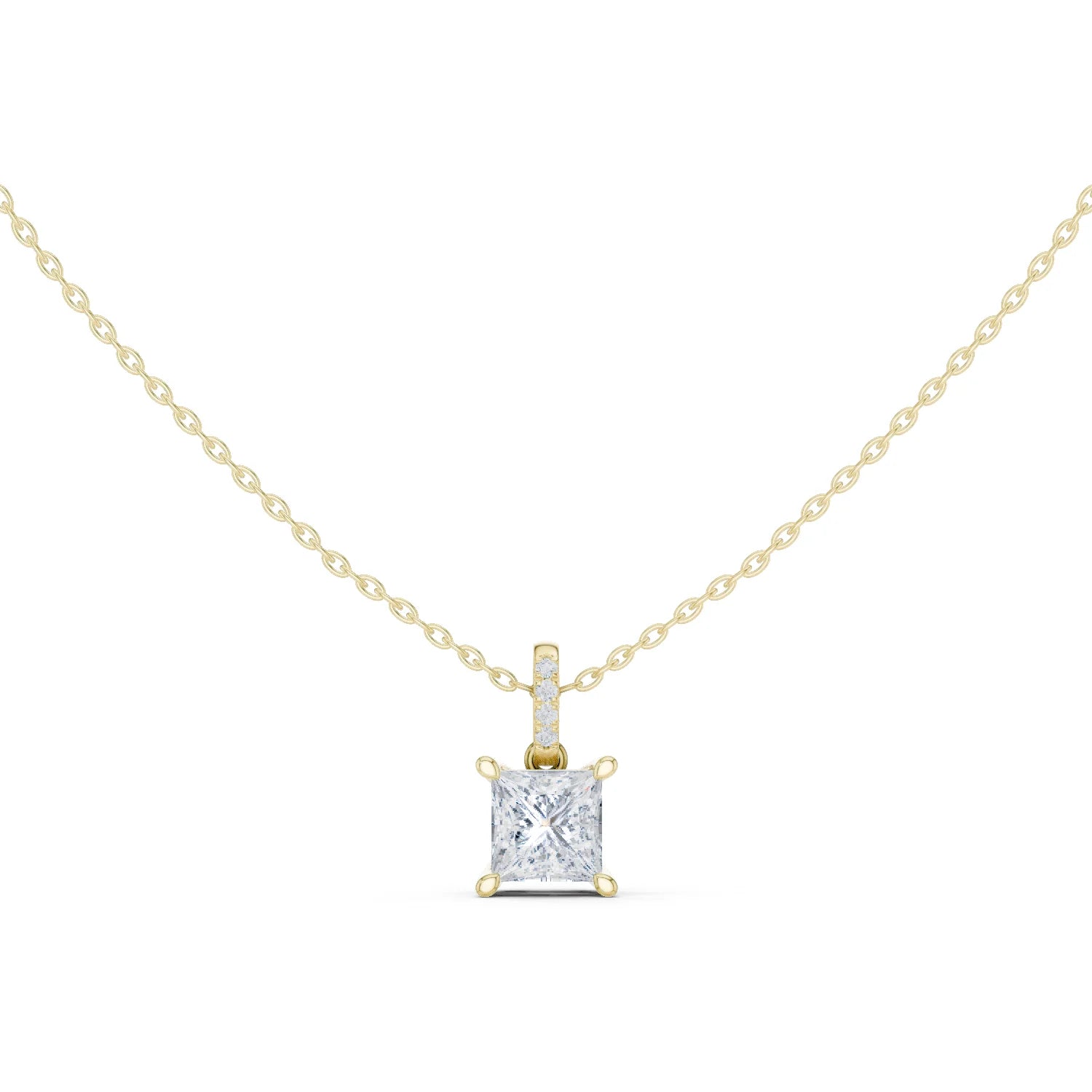 Regalia Princess Solitaire Diamond Pendant