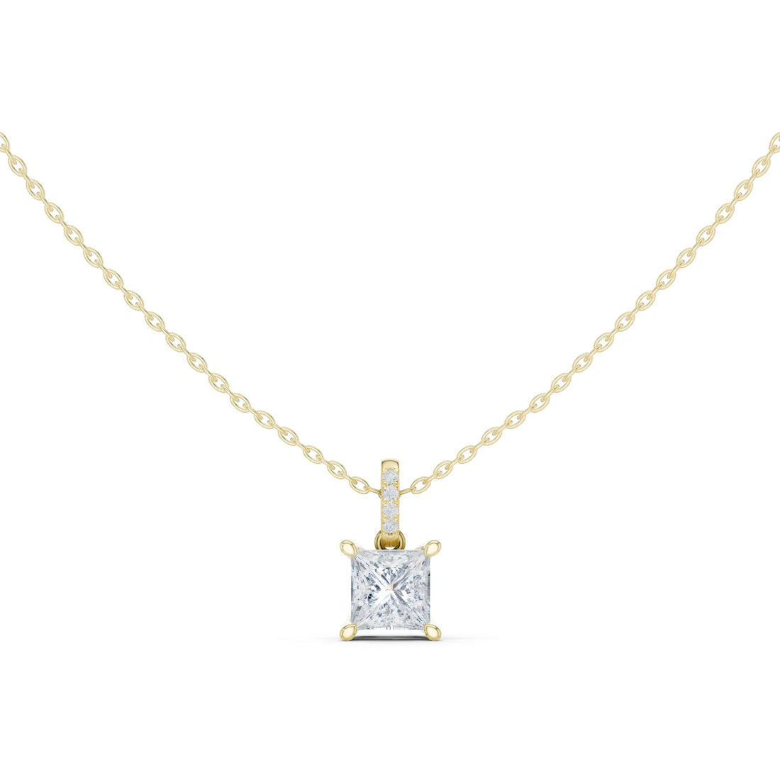 Regalia Princess Solitaire Diamond Pendant