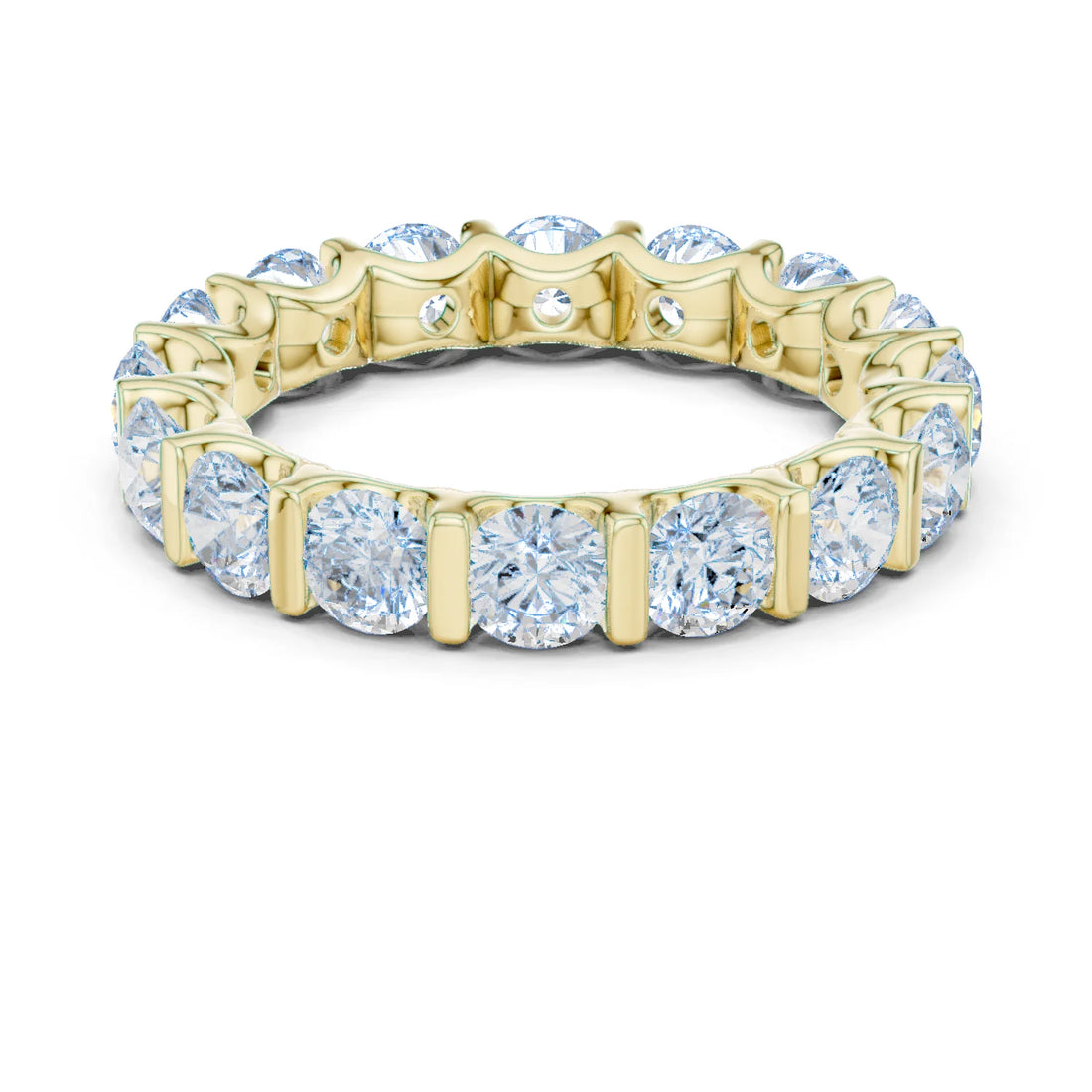 Round Diamond Eternity Band