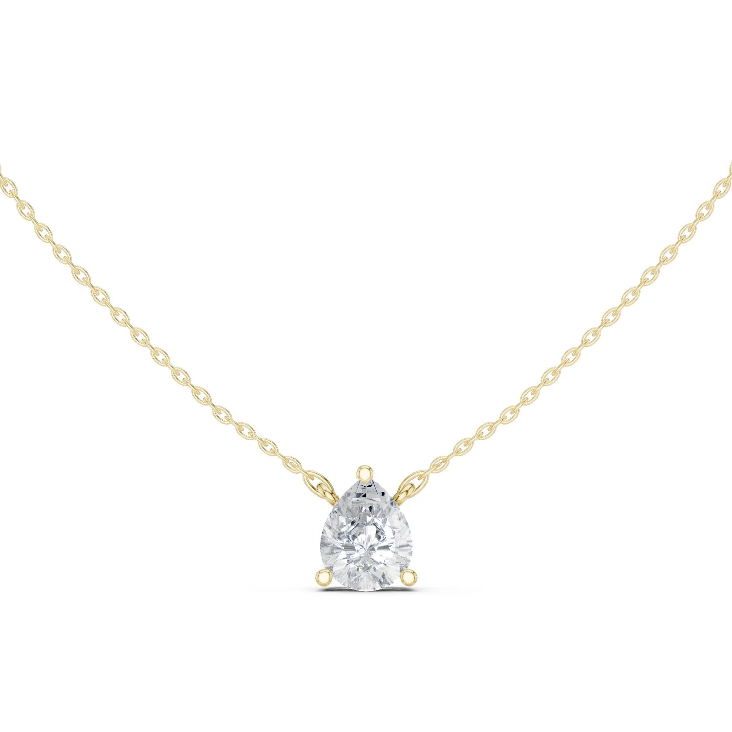Grace Drop Pear Diamond Pendant